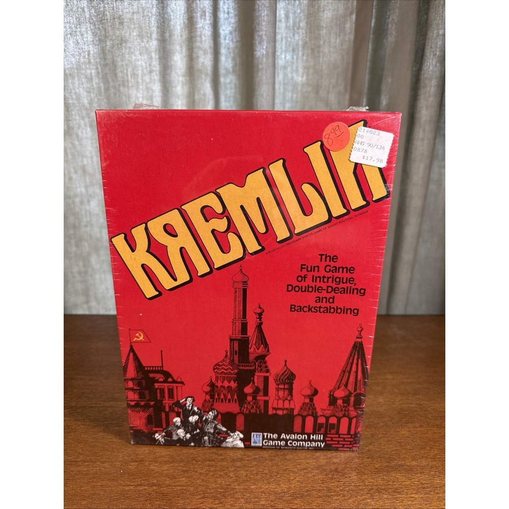 Kremlin Board Game 1988 Avalon Hill Sealed